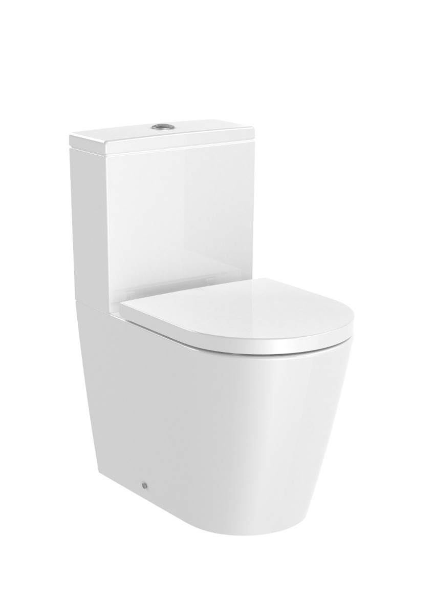 Debba Close Coupled Toilet ,Cistern & Seat WC with dual outlet
