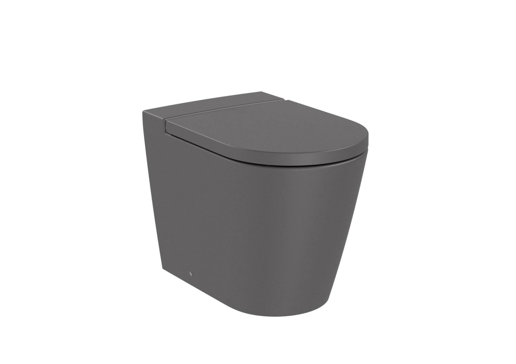 ROUND - Back to wall single floorstanding Rimless WC ONYX