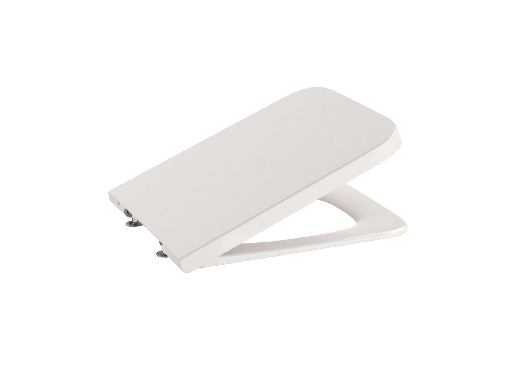 Soft-closing lacquered toilet seat and cover PEARL