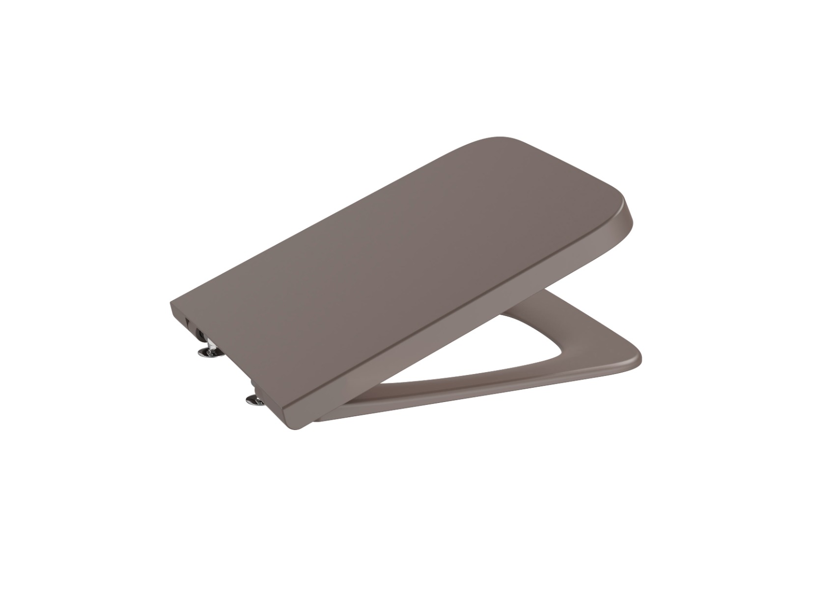Soft-closing lacquered toilet seat and cover ONYX