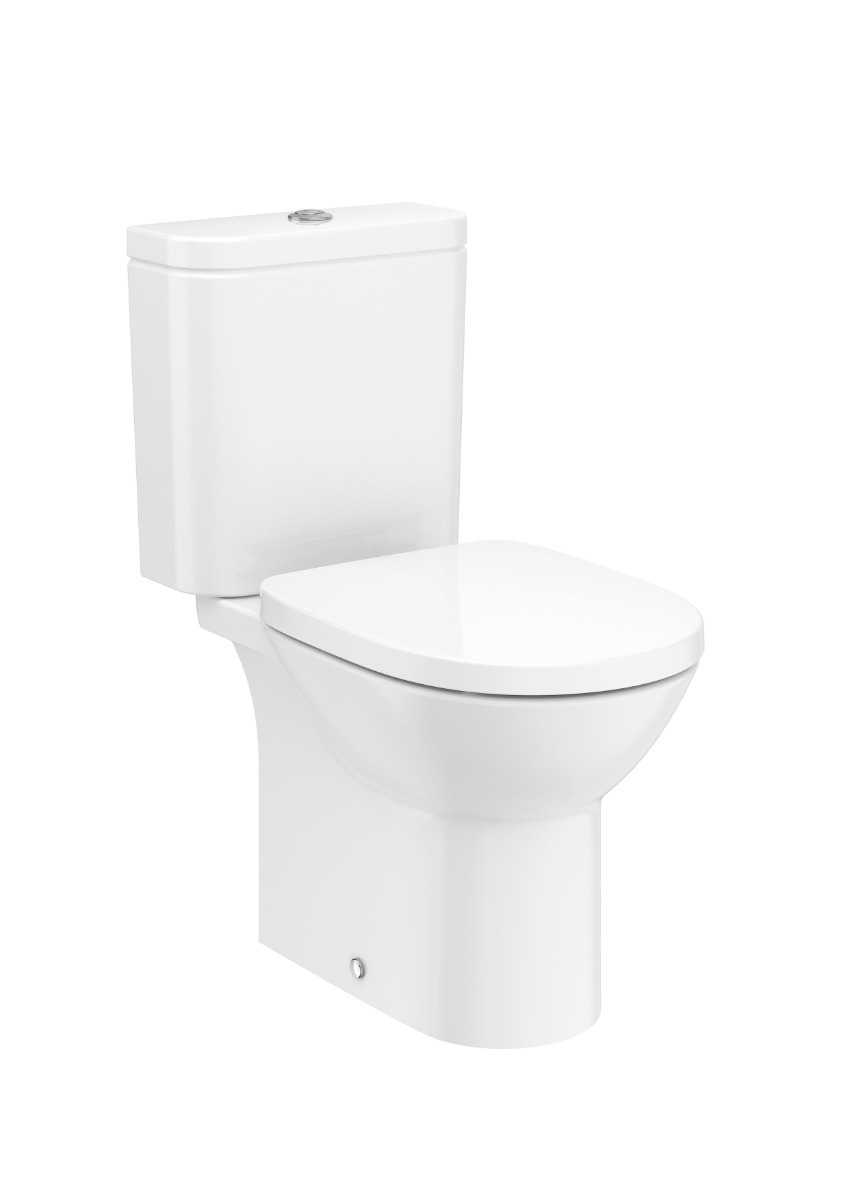 Debba Close Coupled Rimless Toilet Cistern & Seat