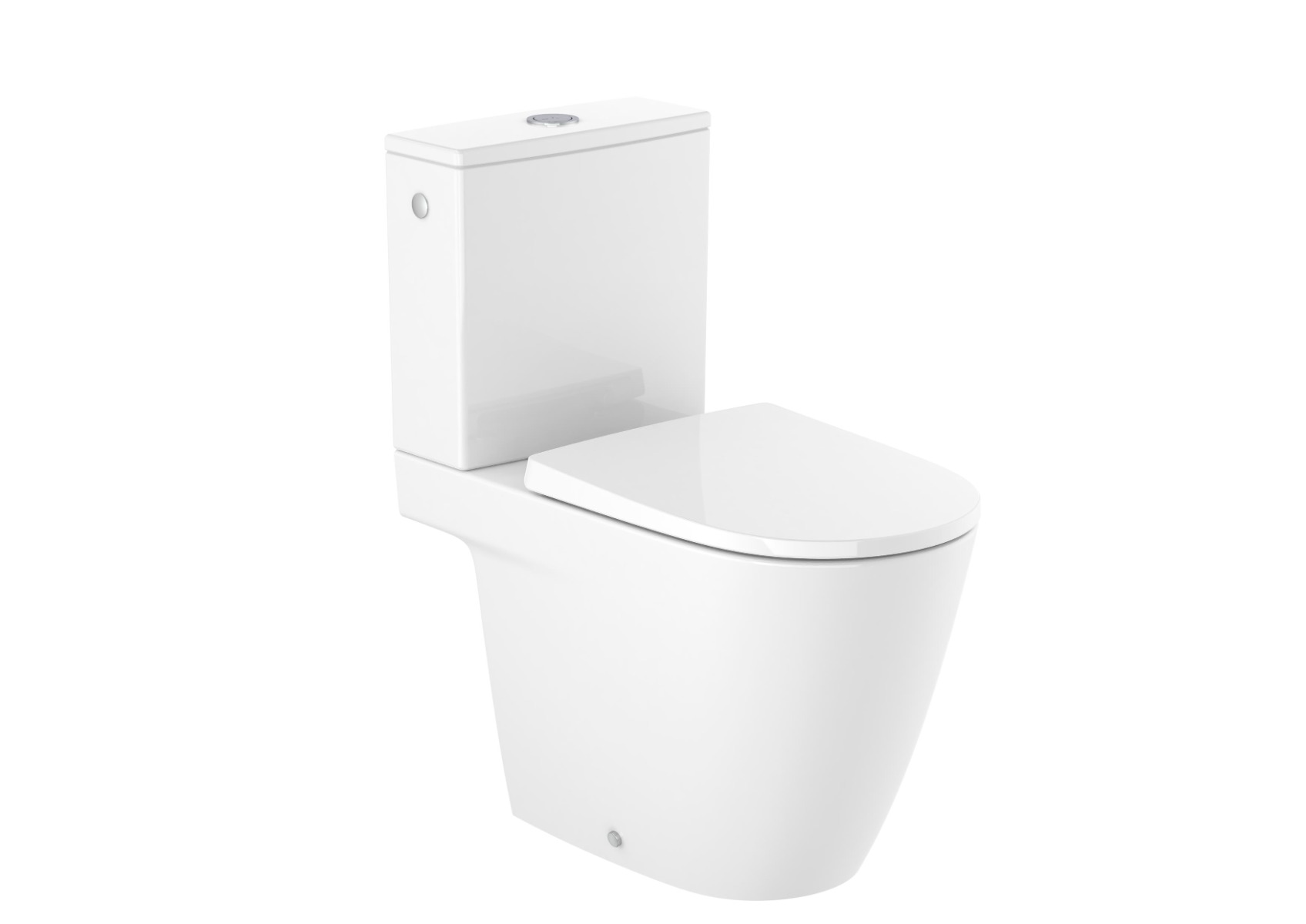 Vitreous china Close-Coupled Toilet , Cistern & pan 