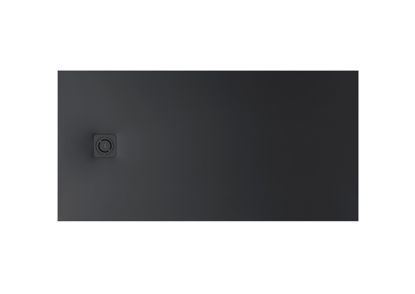 Superslim STONEX® rectangular shower tray without drain - Black