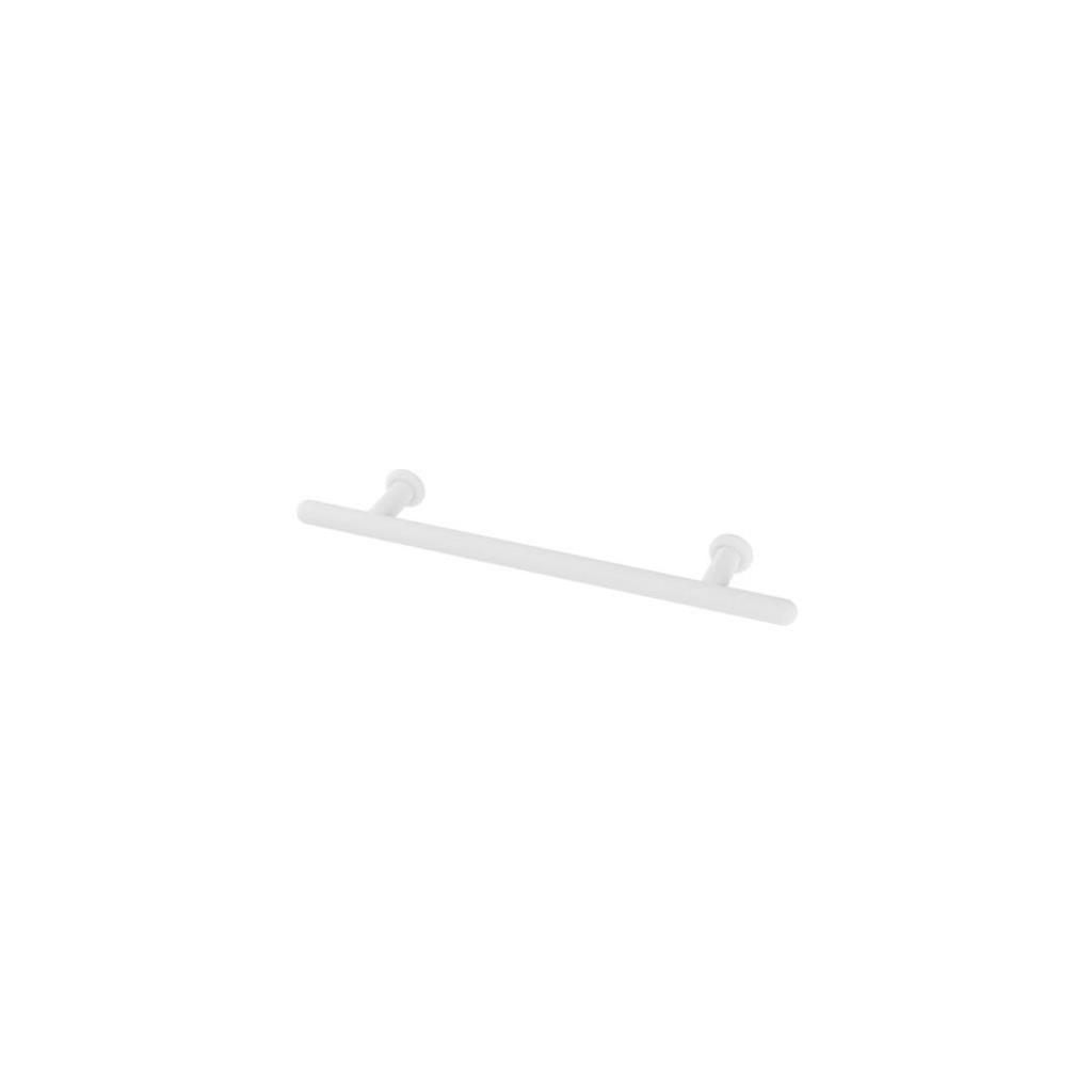 Multirail Straight Towel Hanger 400mm Matt White