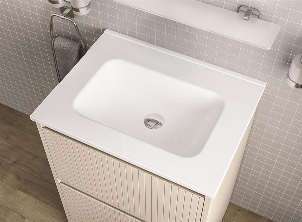 Universal 600 Round Ceramic Basin No Tap Holes