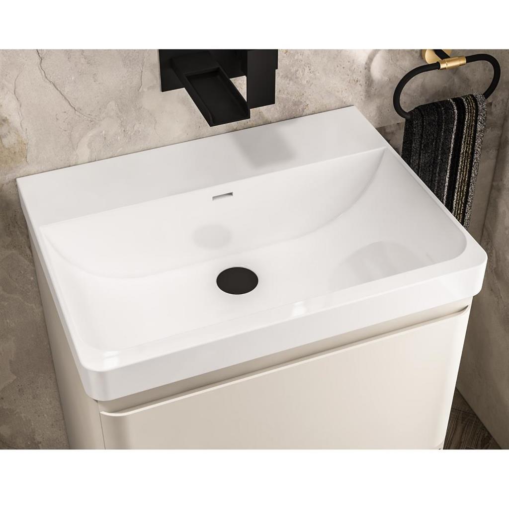 Cavone 50cm Ceramic Cabinet Basin No Tap Holes