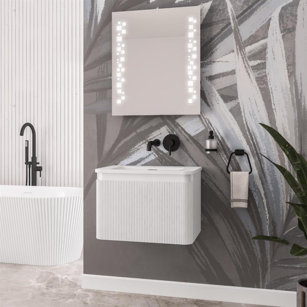 Belice 60 Ceramic Basin No Tap Holes