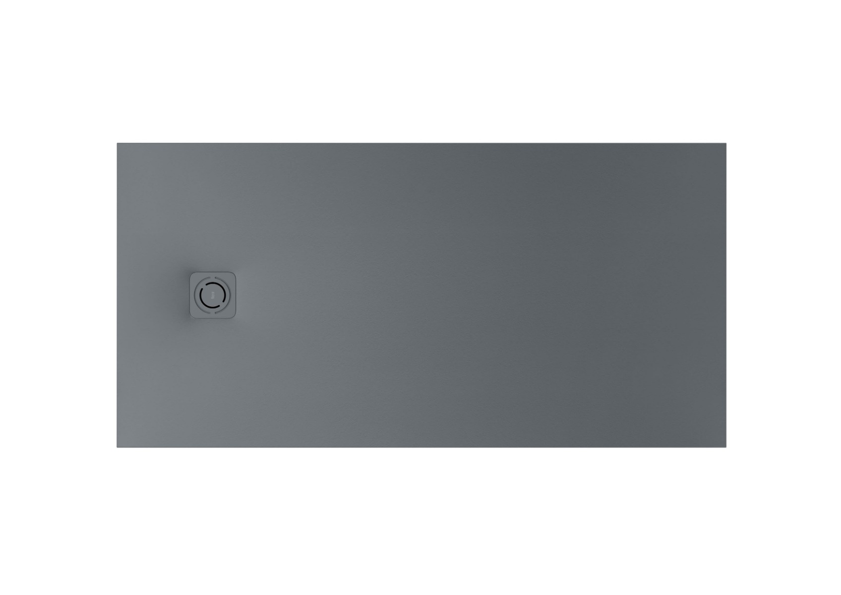 Superslim STONEX® rectangular shower tray without drain - Slate