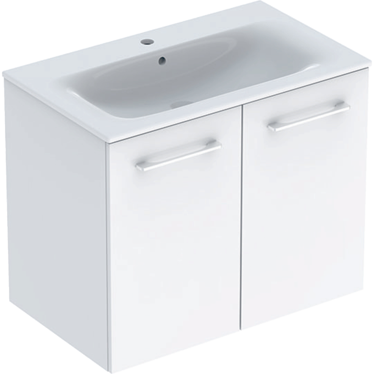 Selnova Square vanity basin with cabinet 800mm - White