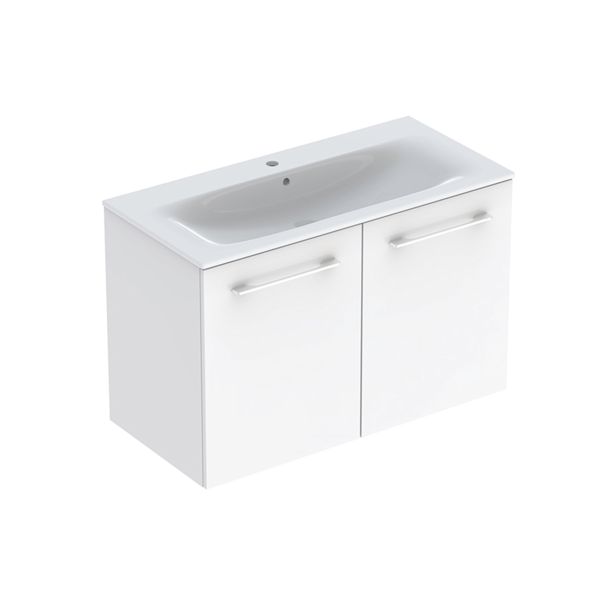 Selnova Square Vanity Basin With Cabinet 1000mm - White 