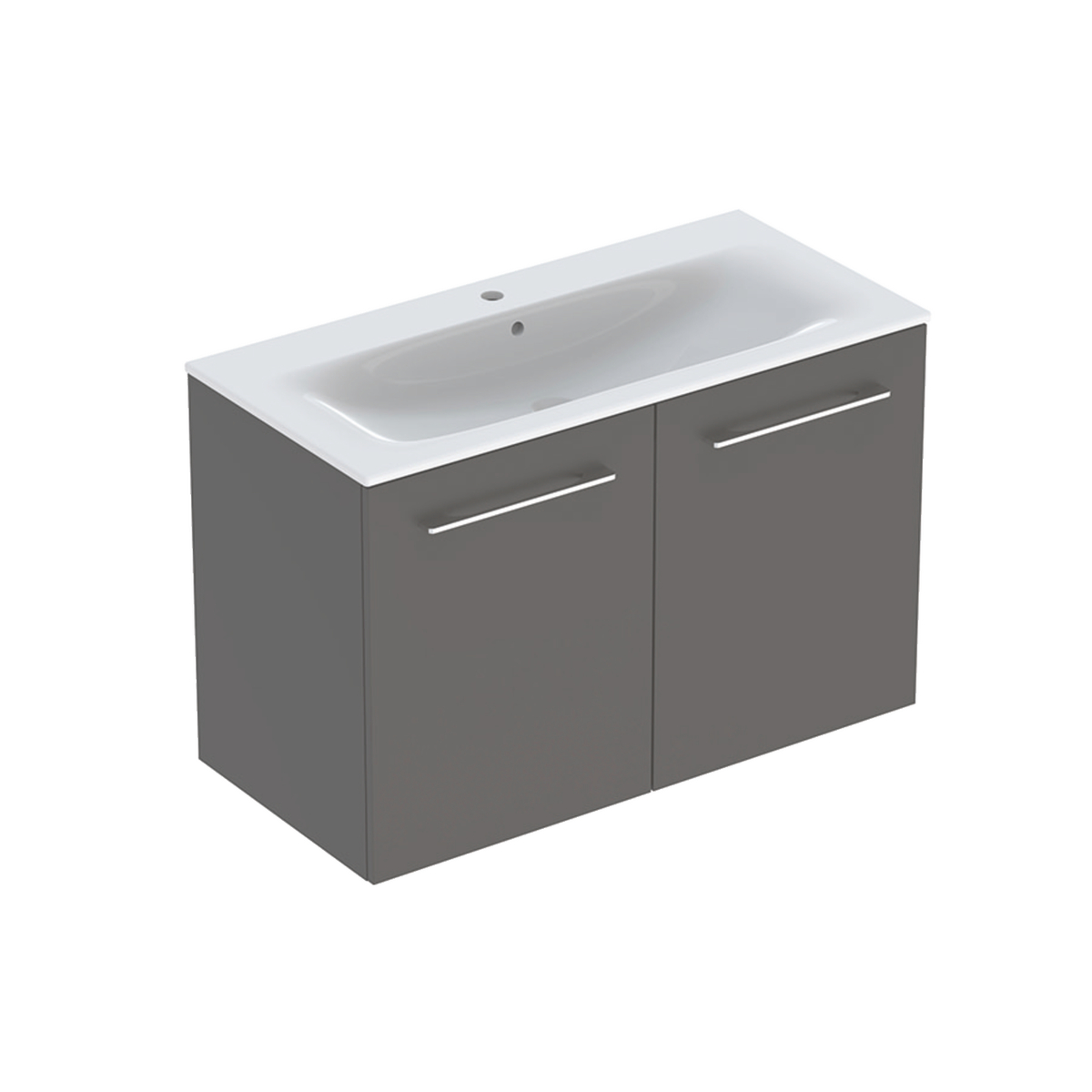 Selnova Square Vanity Basin With Cabinet 1000mm - Lava