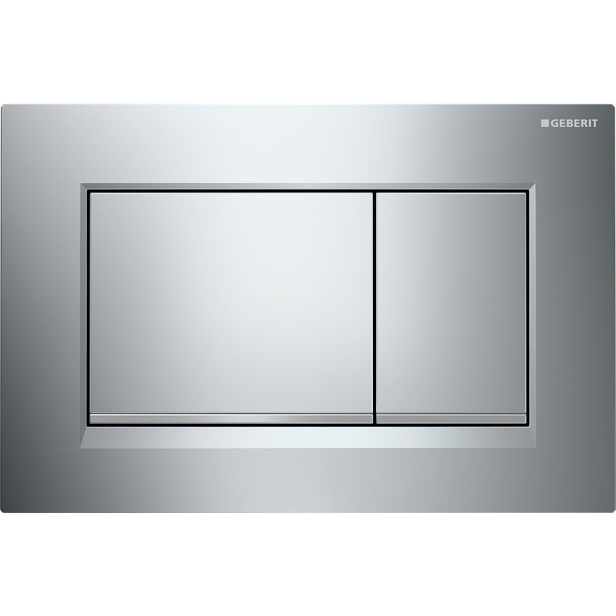 Sigma30 flush plate for dual flush - Chrome