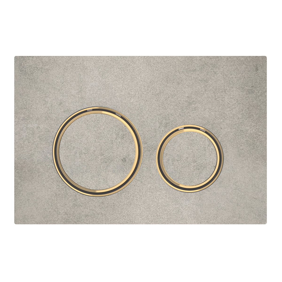 Sigma21 flush plate for dual flush - Brass
