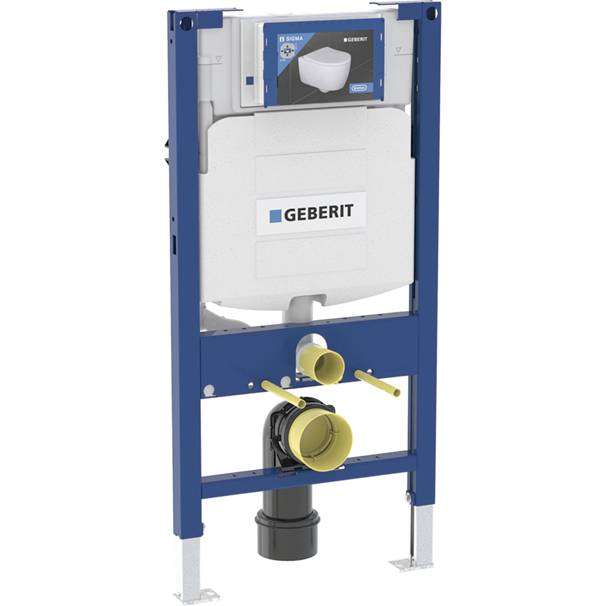 Duofix frame for wall-hung WC, 98 cm, with Sigma concealed cistern 12 cm