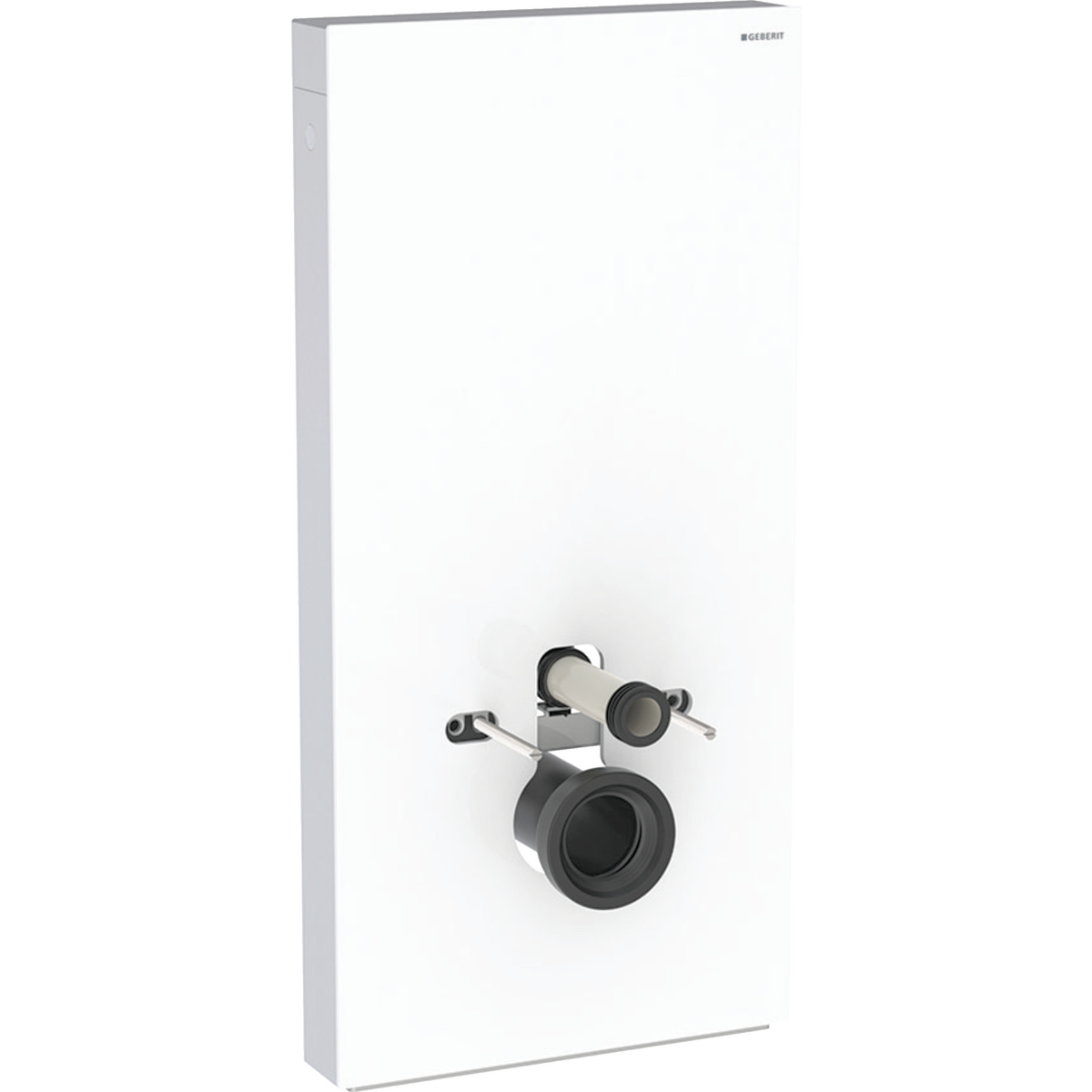 Monolith Plus Sanitary Module For Floor-Standing WC 101 Cm - White glass