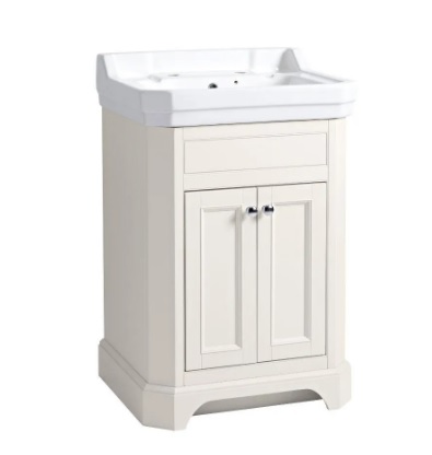 VITORIA 600 FREESTANDING UNIT - LINEN WHITE