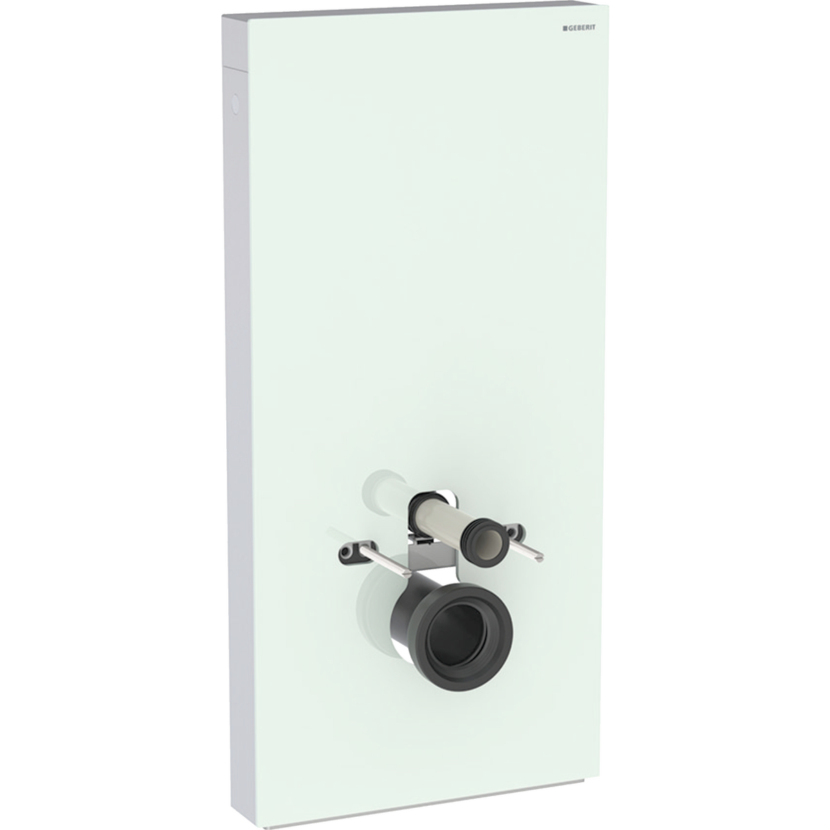 Monolith sanitary module for wall-hung WC 101 cm - mint glass