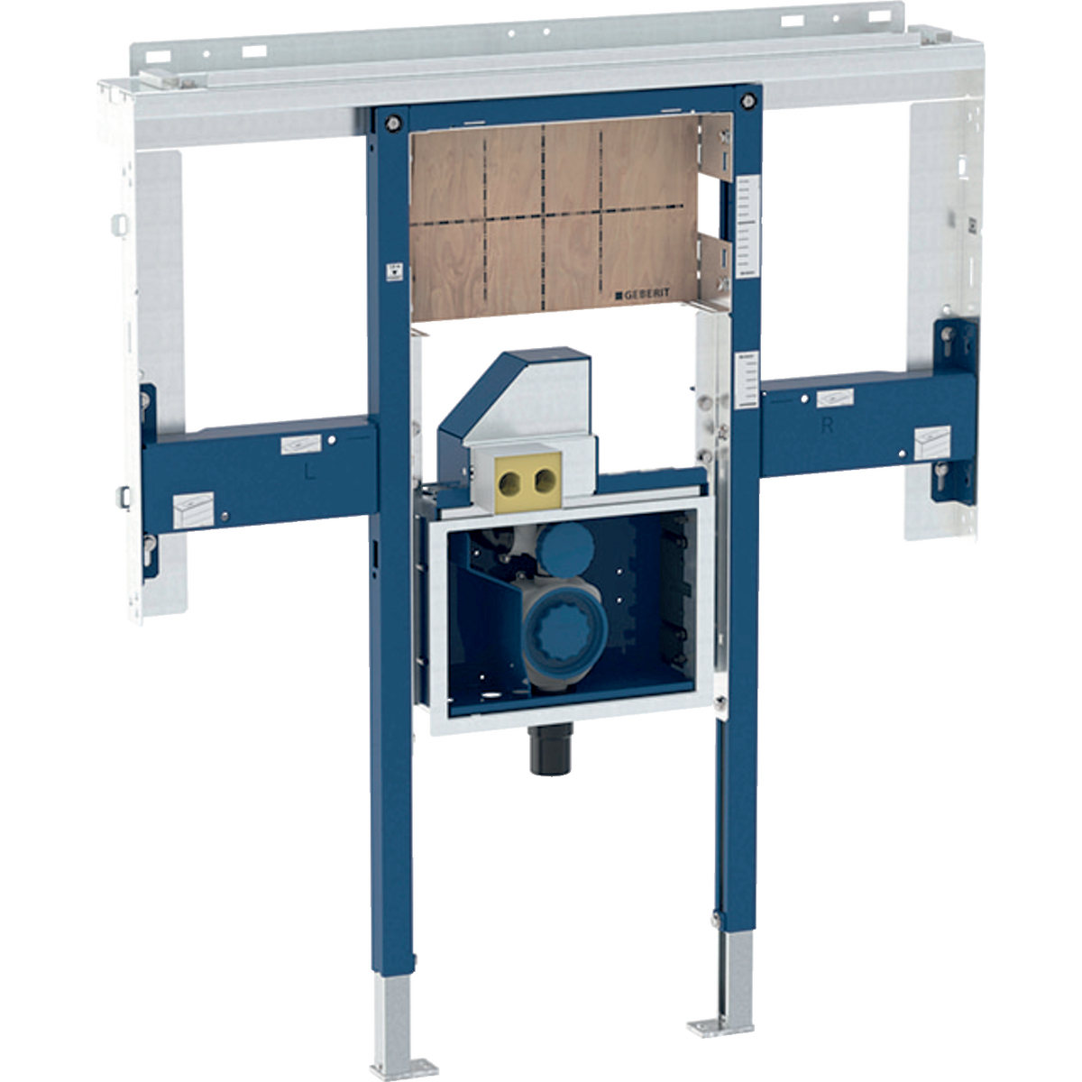 Duofix Element For Geberit Washbasin with concealed turn trap - 900mm