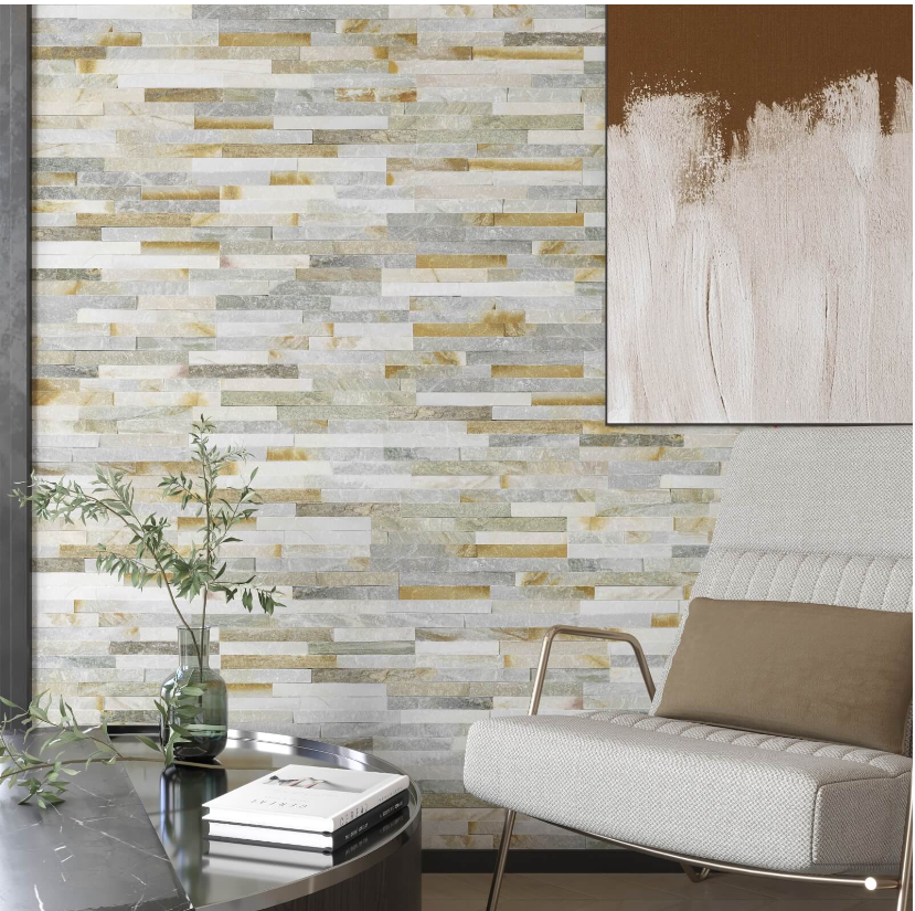 Oyster Riven Cladding (Slate) 100x400 (100x350)mm- price per m2