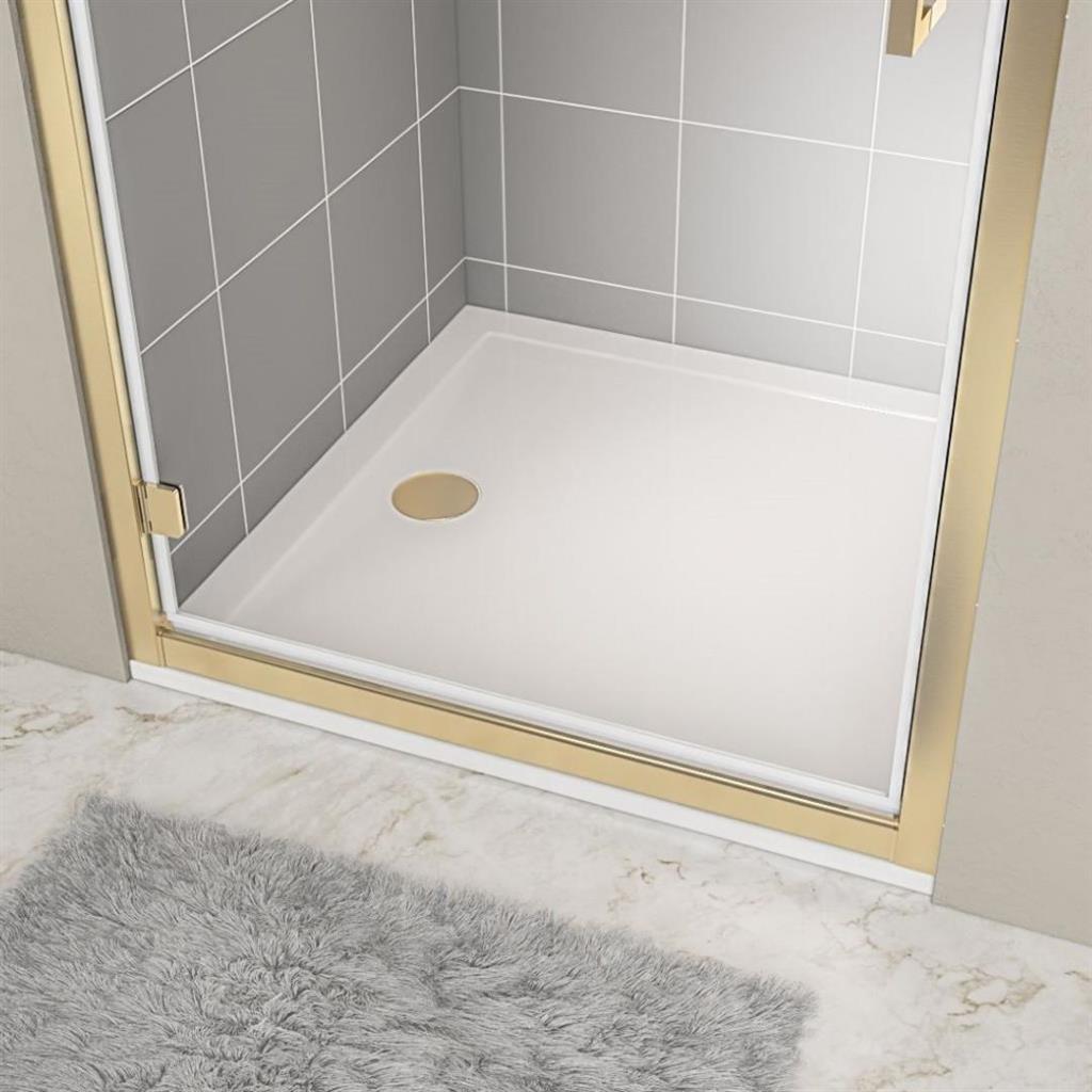 Corsair 760 x 760mm Square 28mm Shower Tray - White