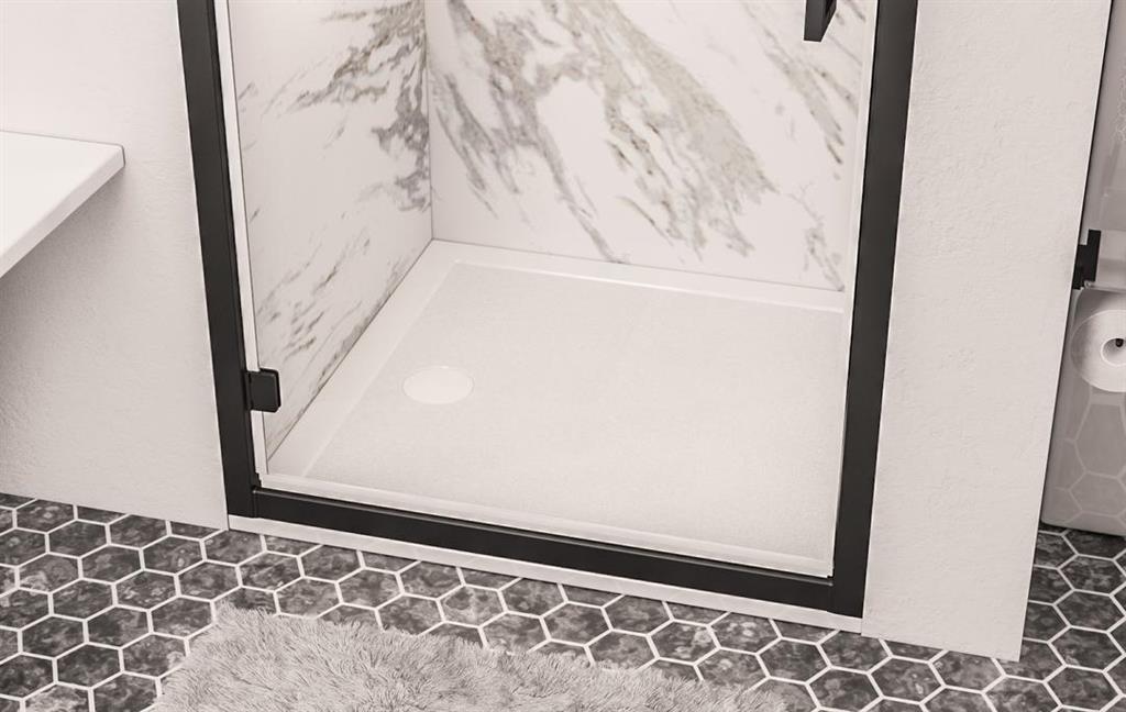 Corsair Anti-Slip 700 x 700mm square 28mm Shower Tray - White