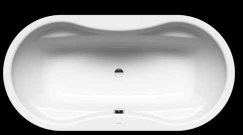 MEGA DUO OVAL ALPINE WHITE 1800x900x450