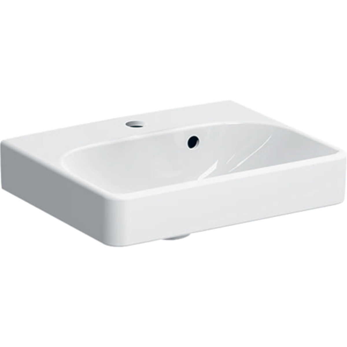 Smyle Square 450mm 1 tap hole handrinse basin