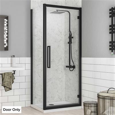 ShowerSculpt 8mm Framed Hinged Door 1010mm MB