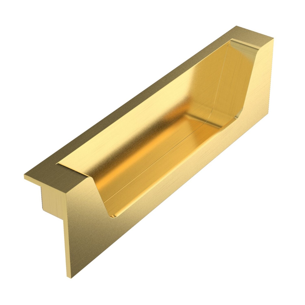 Corola Handle Pair Brushed Brass