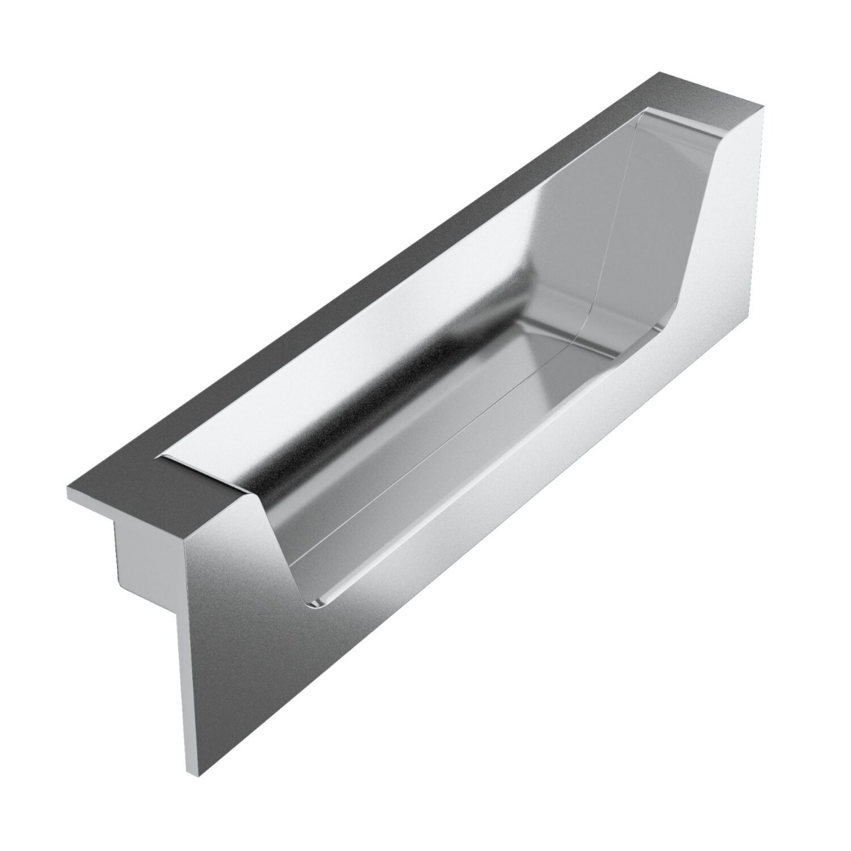 Corola Handle Pair Brushed Chrome
