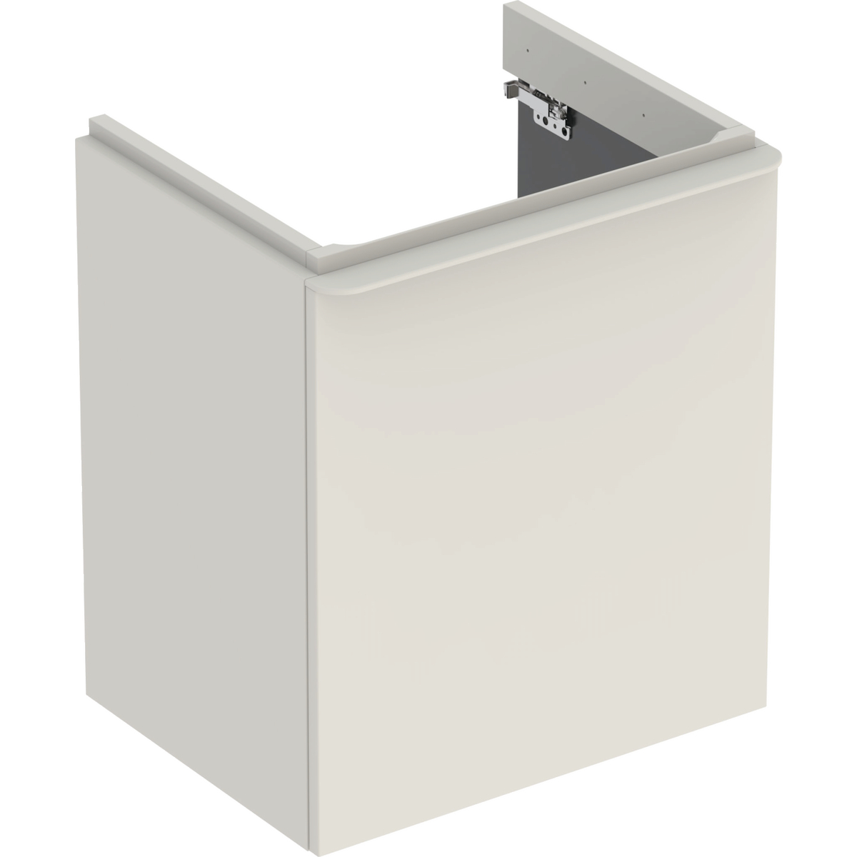 Smyle Square 550mm washbasin unit RH door Sand