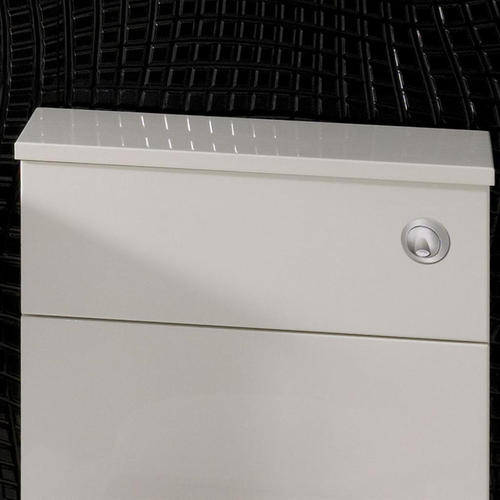 MDF WC Cover for Diamante/Oslo 50cm WC Unit - Gloss White