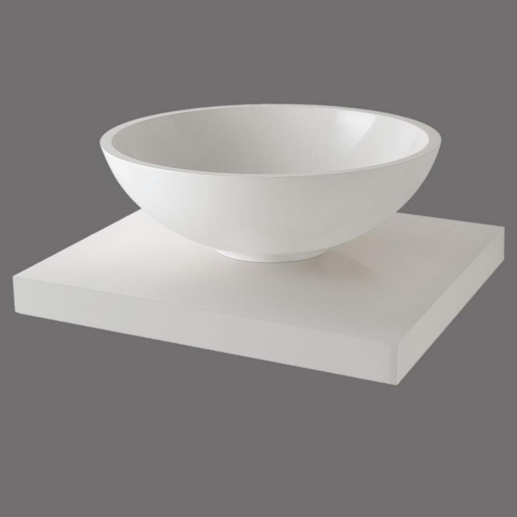 Seville 500 vanity tableau (White Lacquer)