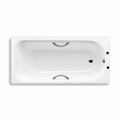 Kaldewei Saniform Plus 1700 x 750mm 2TH Bath Twin Grip - White (excl. feet & Grip)