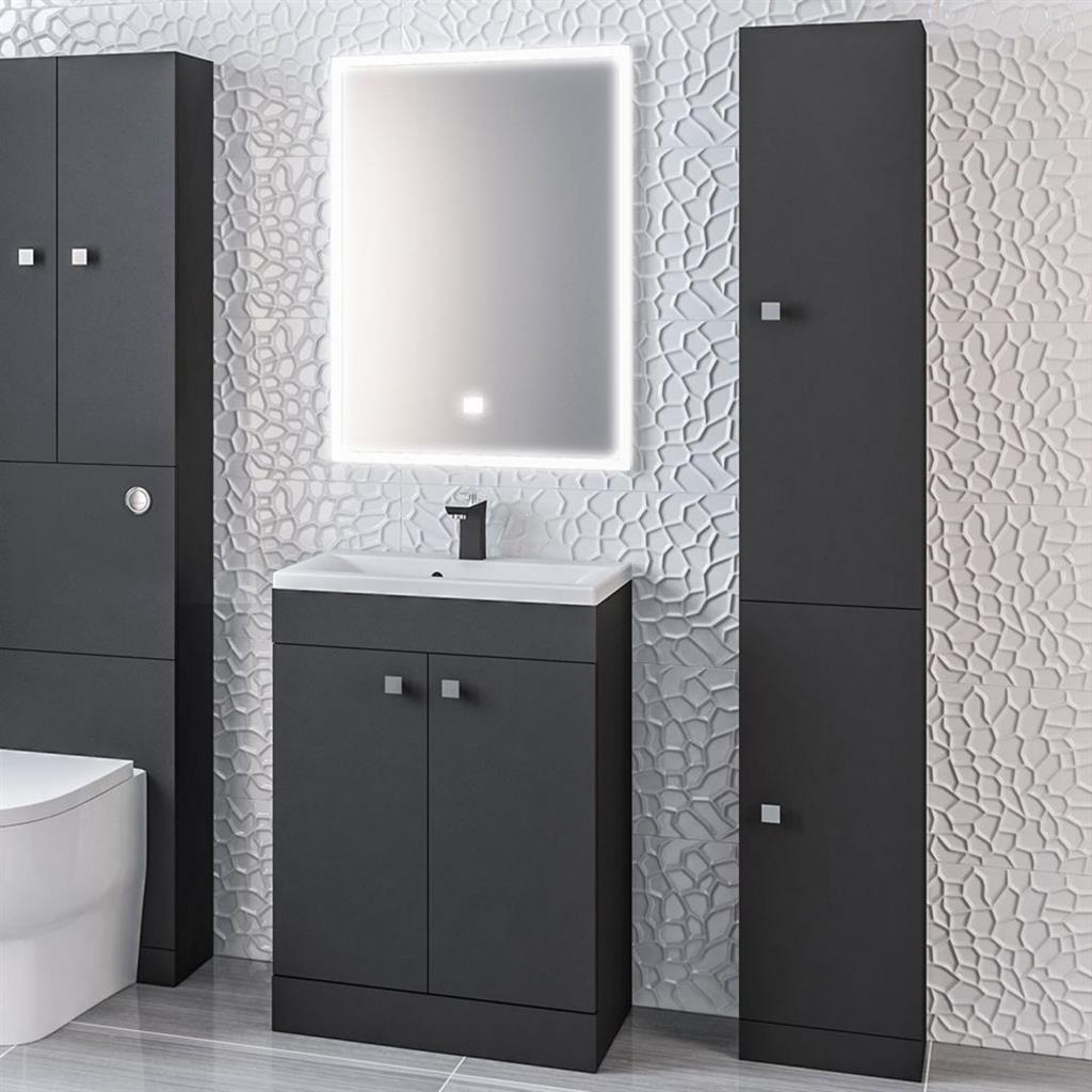 Oslo 30cm tall cupboard Matt Anthracite