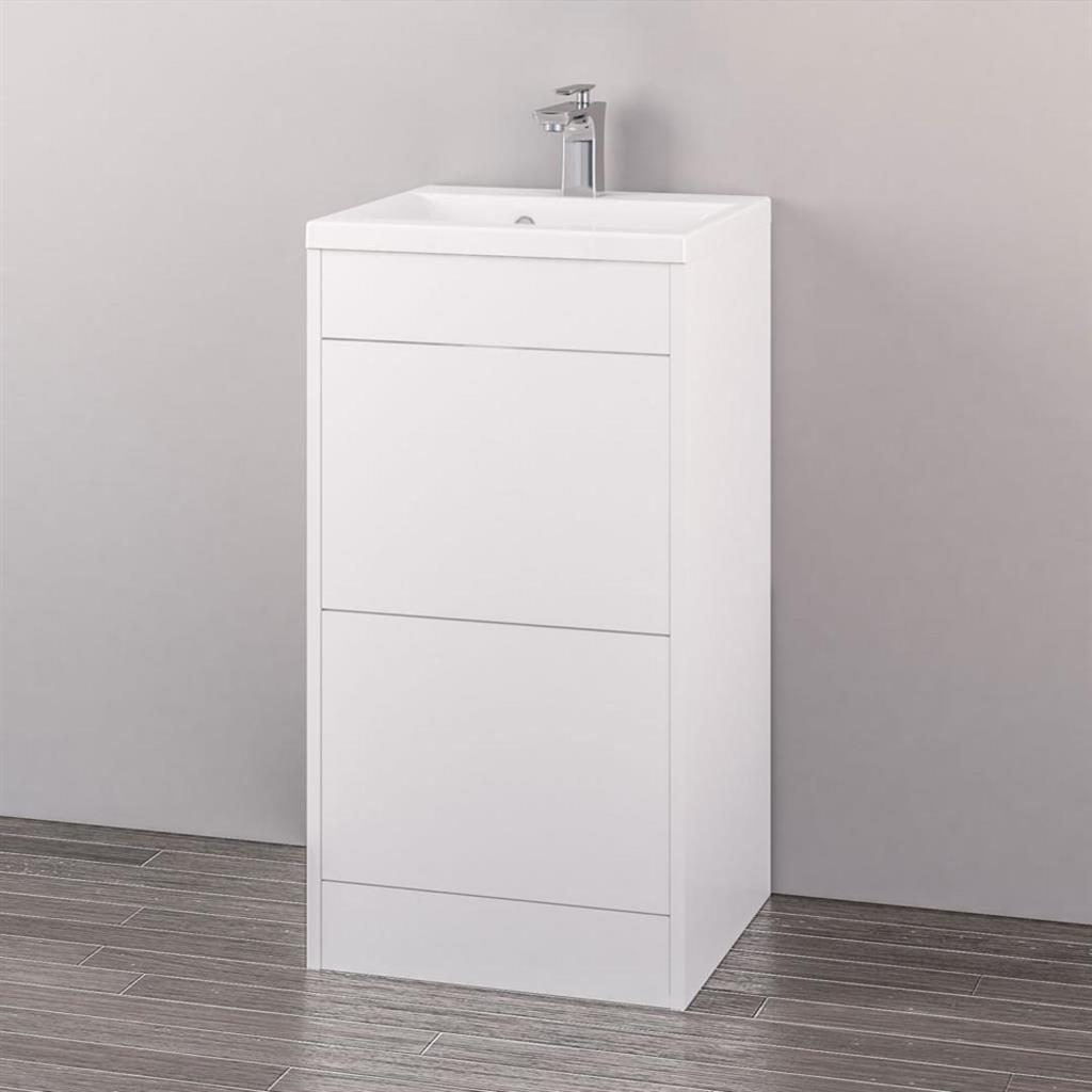 Oslo 44 push drawer unit High Gloss White