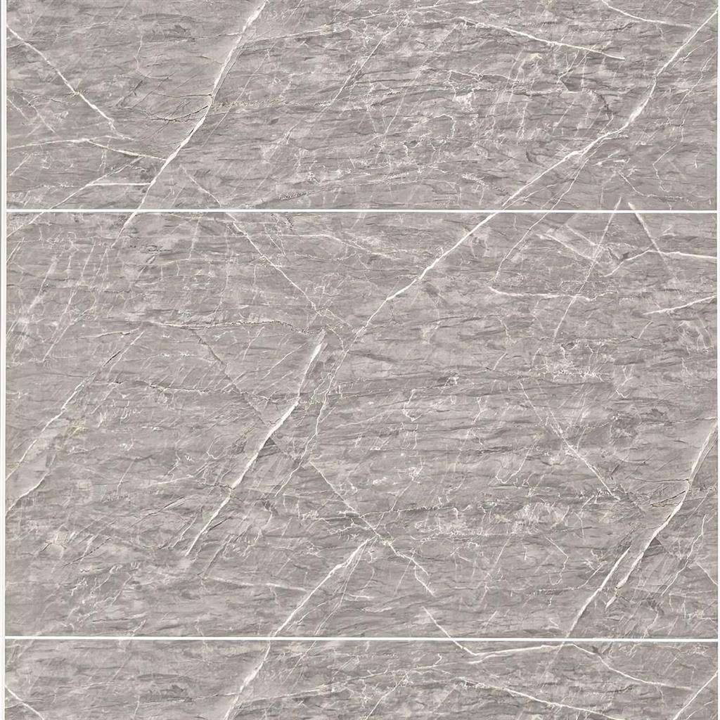 PVC Satinpanel 1000 x 2400mm Grey Crackle Tile Cutline
