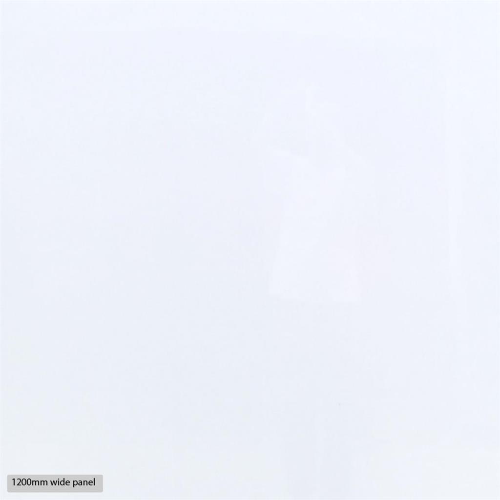 PVC Satinpanel 1200 x 2400mm - White Gloss