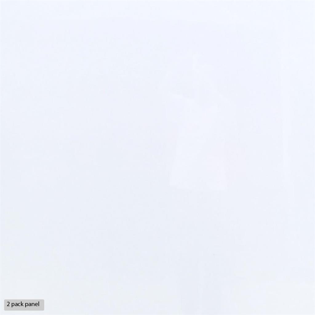 PVC Satinpanel 2 PACK 1000 x 2400mm - Gloss White