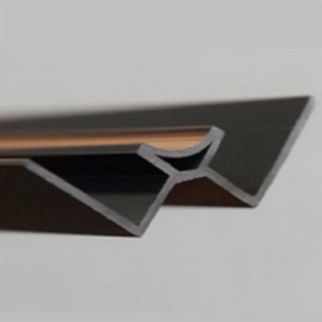 PVC Trim Internal Corner Black