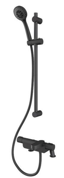 Aqualisa- Midas 220 Black Shower & Downtown Tap Kit