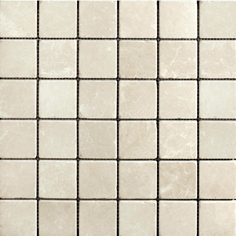 Olympus Crème Tumbled (Marble) 23x23mm- Price per m2