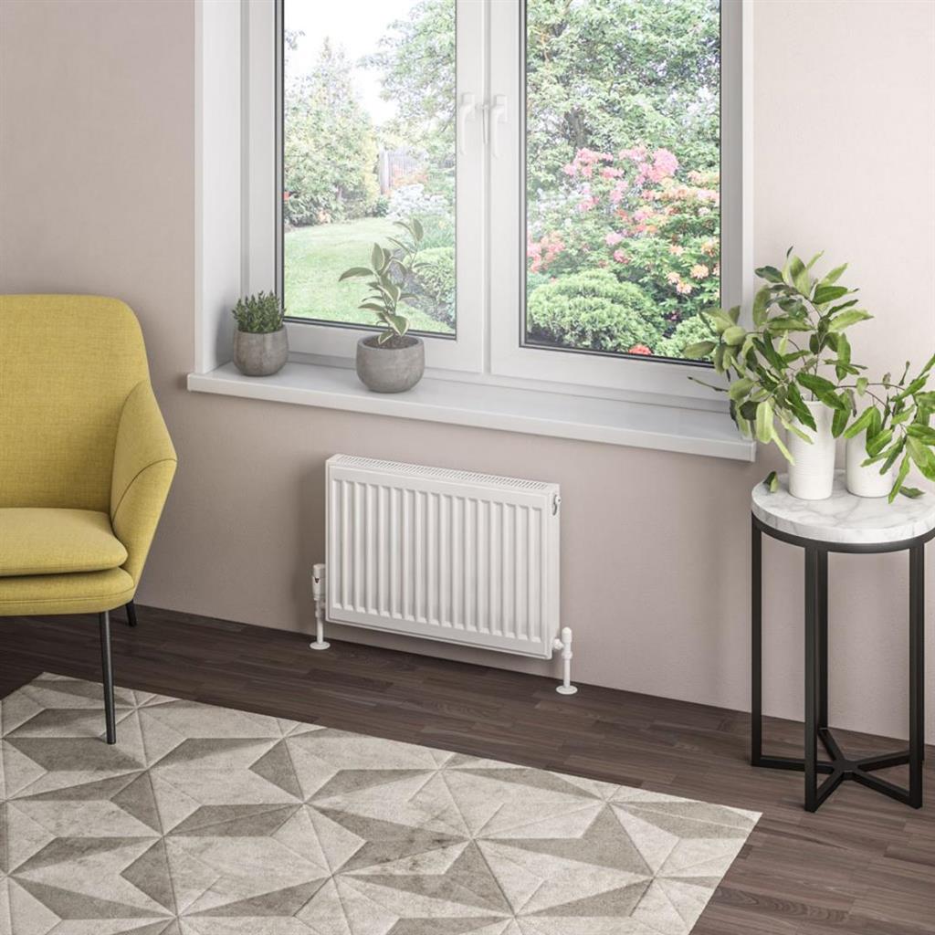 Type 21 Compact Panel Radiator 400 x 600 Gloss White