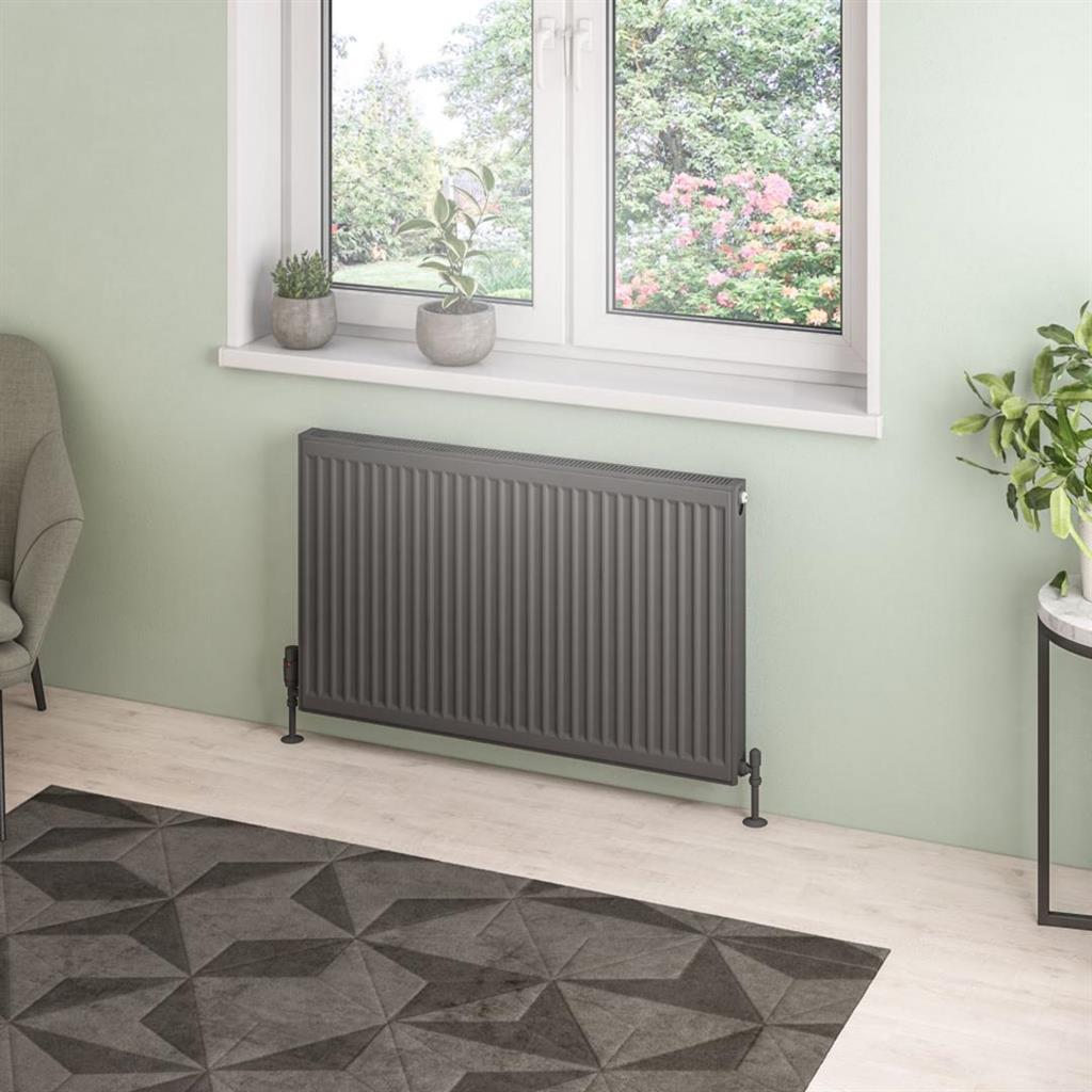 Type 21 Compact Panel Radiator 600 x 1000 Matt Anthracite