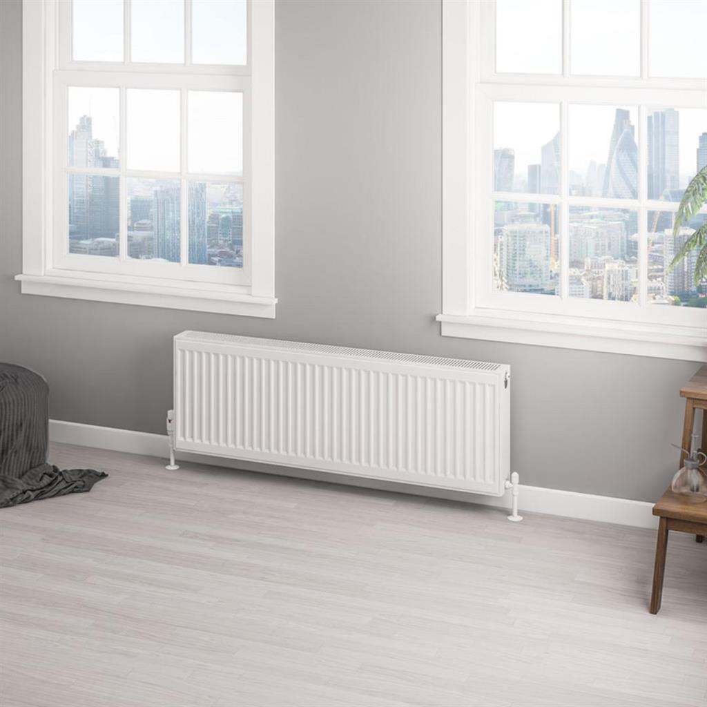 Type 22 Compact Panel Radiator 400 x 1200 Gloss White