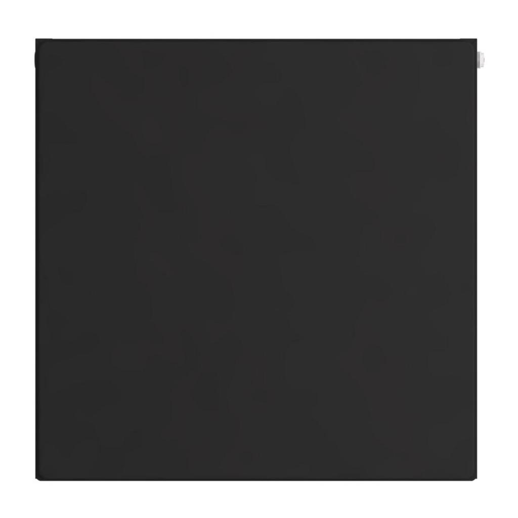 Flat Cover Plate 600 x 600 Matt Black