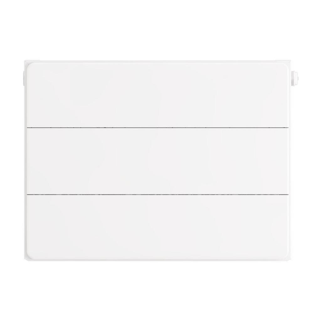 Flat Cover Plate with Lines 300 x 400 Gloss White