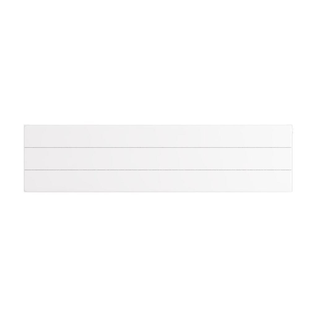 Flat Cover Plate with Lines 300 x 1200 Gloss White