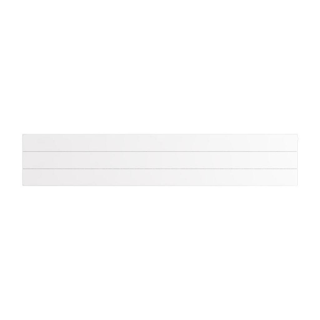 Flat Cover Plate with Lines 300 x 1600 Gloss White