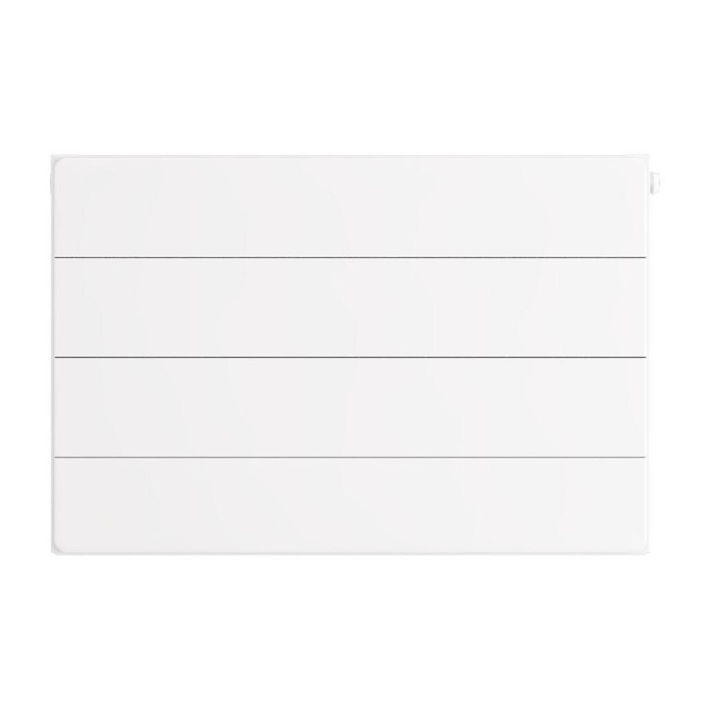 Flat Cover Plate with Lines 400 x 600 Gloss White